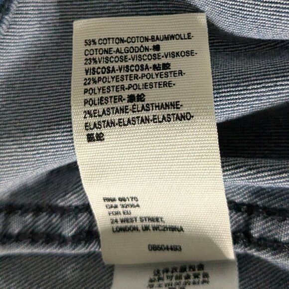 Free People Denim Mini Skirt Women's Size 6 Blue Modern Femme Skirt - Picture 9 of 11